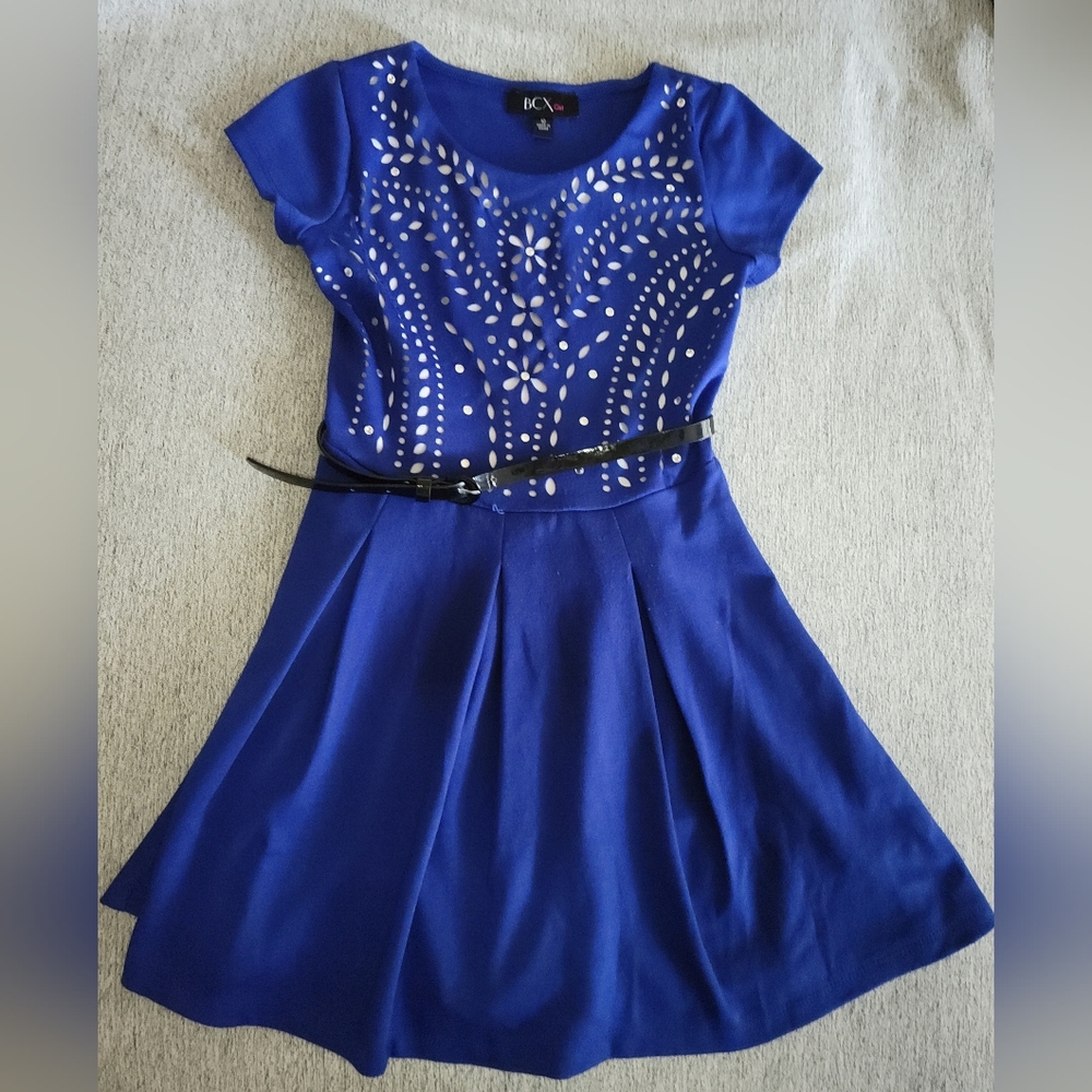 BCX Girl blue dress size 10